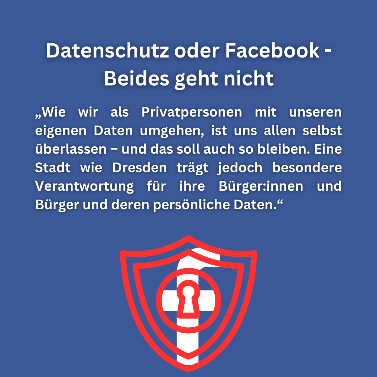 DissidentenFraktion „Die DatenschutzBeauftragte von Sachsen setzte