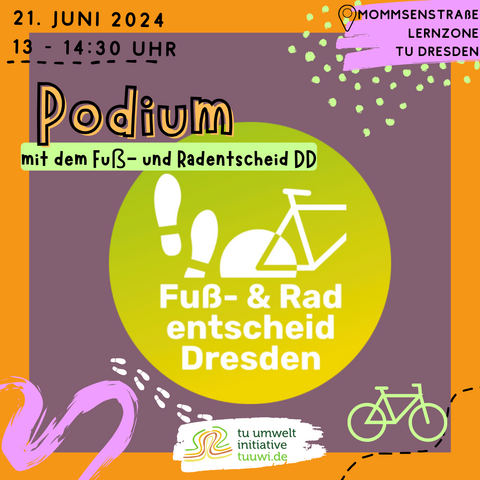 FuReDD Podium zum Mitmach-Festival der tuuwi: 21.06.2024, 13 Uhr,  Mommsenstraße