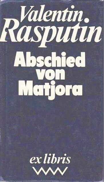 Buchcover Valentin Rasputin Abschied von Matjora 