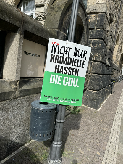 Wahlplakat der CDU.