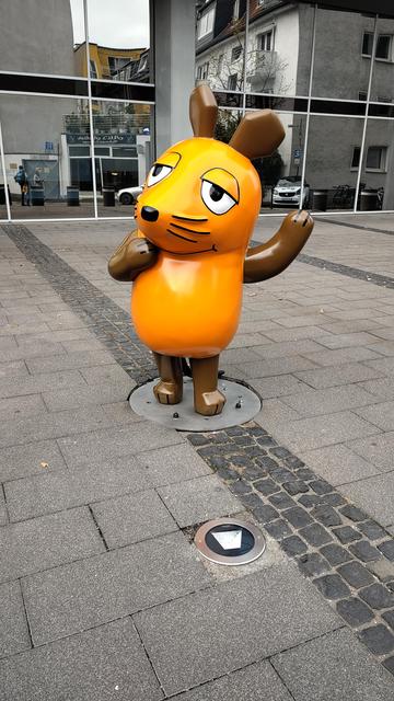 Ein Bild der orangenen Maus aus der gleichnamigen Kindersendung des WDR. 