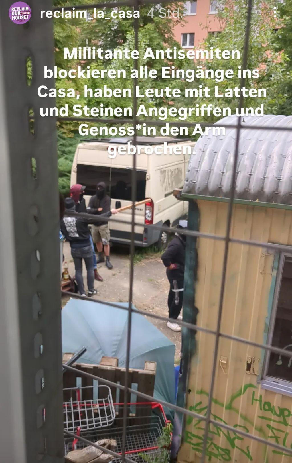 Antisemit*innen belagern das la casa